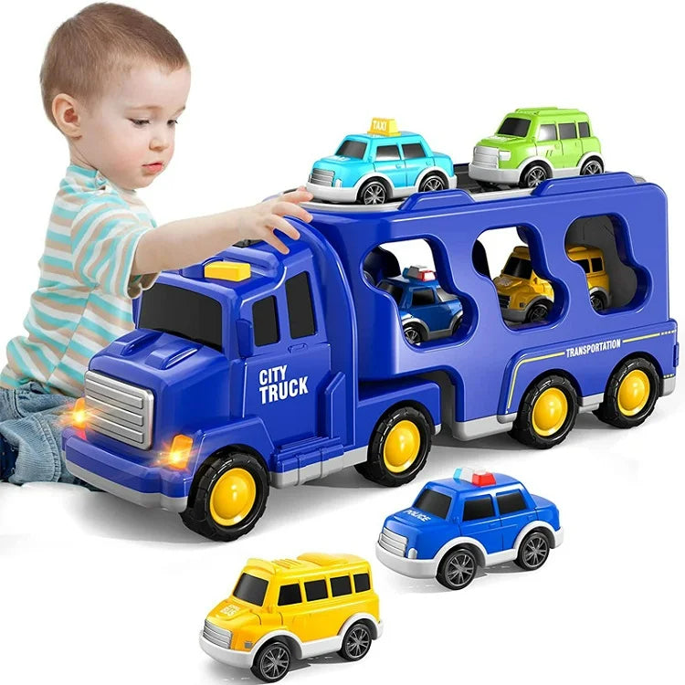FunCity Trucks - Playset with Lights and Sound Skanto