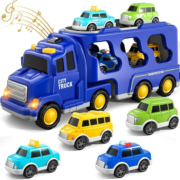 FunCity Trucks - Playset with Lights and Sound Skanto