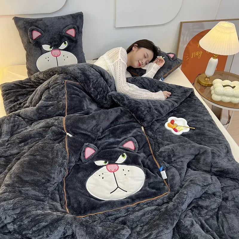 Skanto | Convertible CozyNest Blanket Pillow Combo for Home Comfort