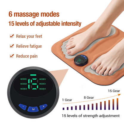 3D Foot Massage Pad | Pain relief for tired feet in seconds – Comfortably from home | Brehn