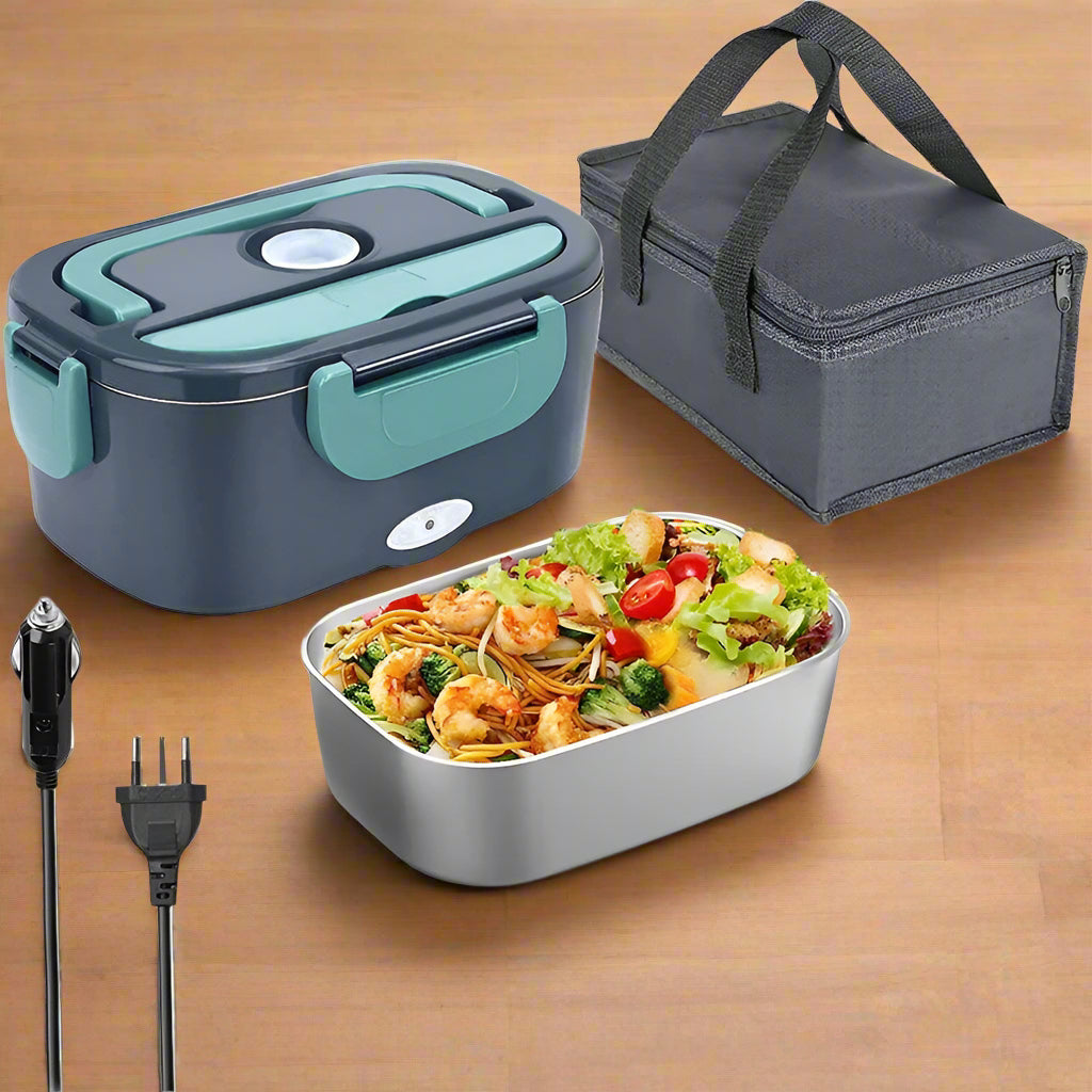 Skanto | WarmMee Electric Lunch Box – 1,5L Portable Food Warmer for Car & Home