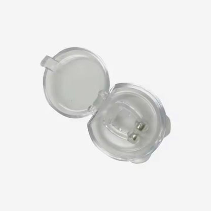 Magnetic anti-snoring nose clip for improving sleep