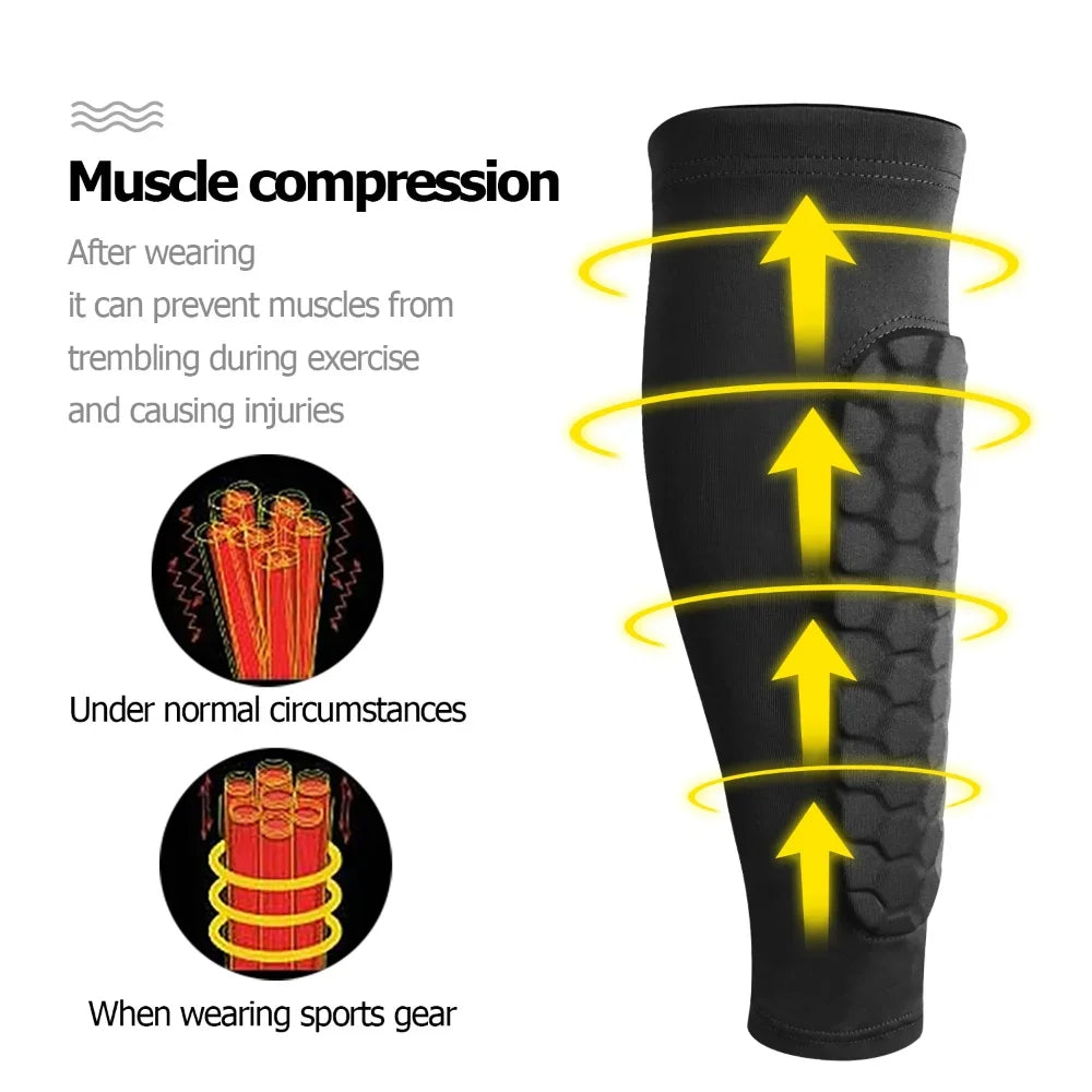 Skanto | Shin Guards with Shock-Absorbing Honeycomb Structure - Football Protection