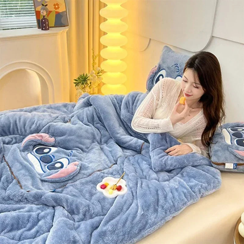 Skanto | Convertible CozyNest Blanket Pillow Combo for Home Comfort