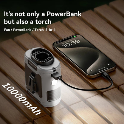 10000mAh Outdoor Portable Waist Fan | Bowlift