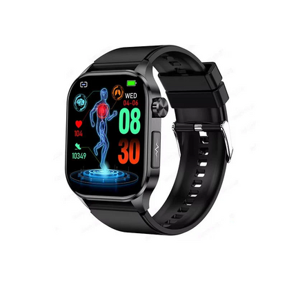 Smartwatch for seniors for blood pressure and blood sugar monitoring