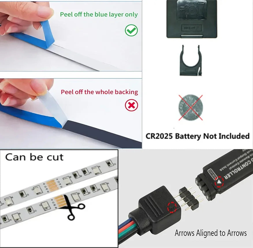 USB LED STRIPE WITH COLOR CHANGE - RGB LIGHT FOR ROOM DECORATION & TV BACKLIGHTING | Karnz