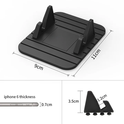 Non-slip phone holder for the car