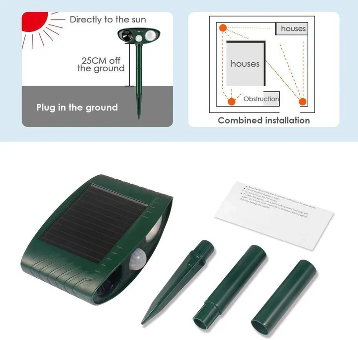 BowLift | Solar Powered Ultrasonic Chipmunk Repeller