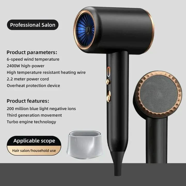 Skanto | HairShine Turbo – Hair Dryer with Ion Boost & Extra Volume