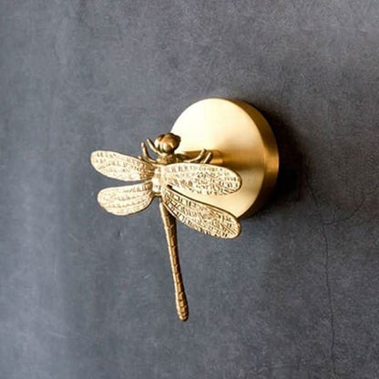 Skanto | Brass Animal Wall Hook Rack Gold Accents