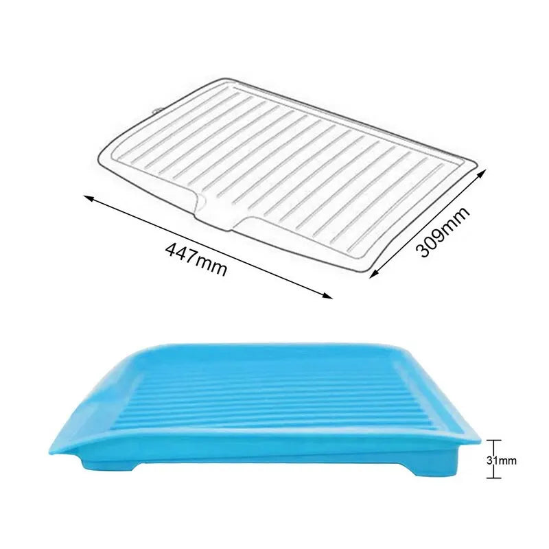 Drain Rack Kitchen Silicone Dish Drainer Tray Large Sink Drying Rack | Bowlift