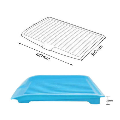 Drain Rack Kitchen Silicone Dish Drainer Tray Large Sink Drying Rack | Bowlift