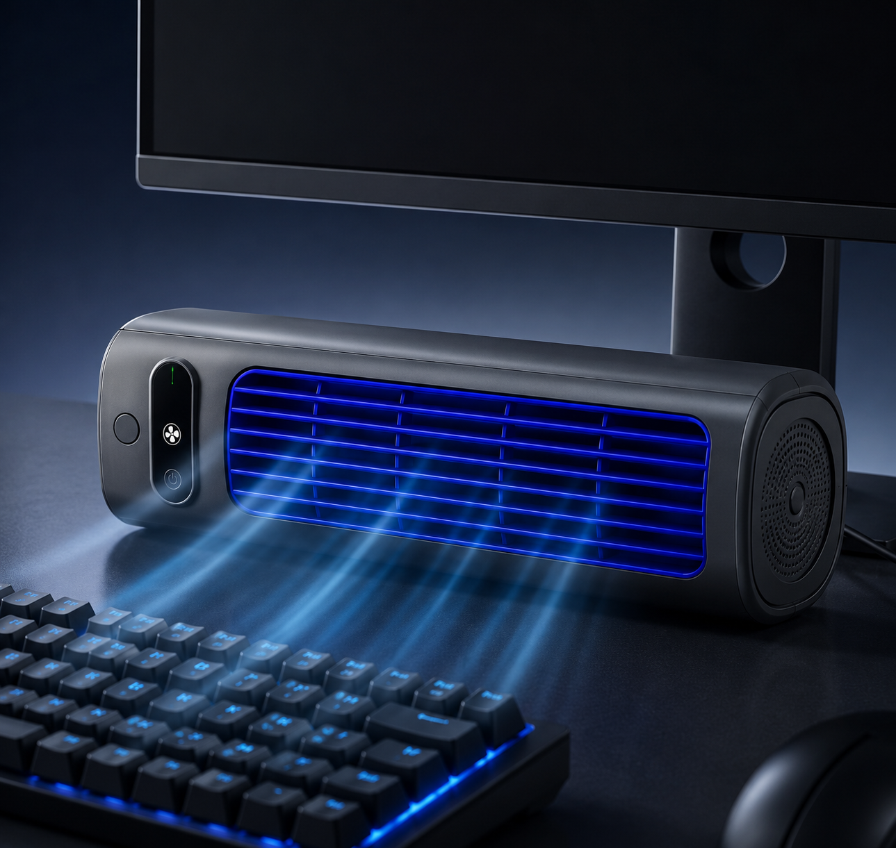 AirWave – Portable rechargeable air cooler with 12 hours battery life | Brehn