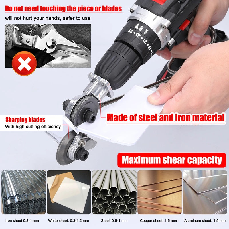 Skanto | Heavy-Duty Metal Cutting Adapter for Drill