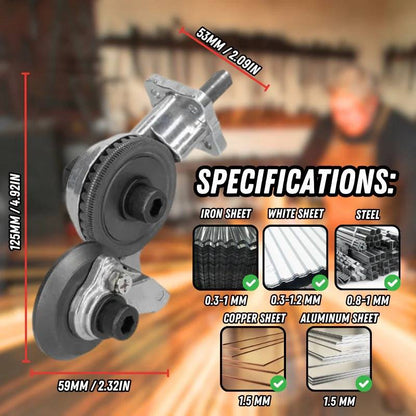 Skanto | Heavy-Duty Metal Cutting Adapter for Drill