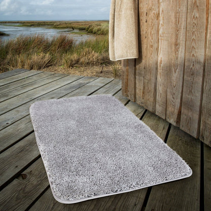 BowLift | Luxura UltraSoft Bath Mat | Super-absorbent microfiber bathroom rug with anti-slip backing