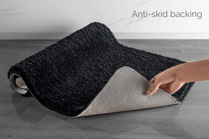 BowLift | Luxura UltraSoft Bath Mat | Super-absorbent microfiber bathroom rug with anti-slip backing