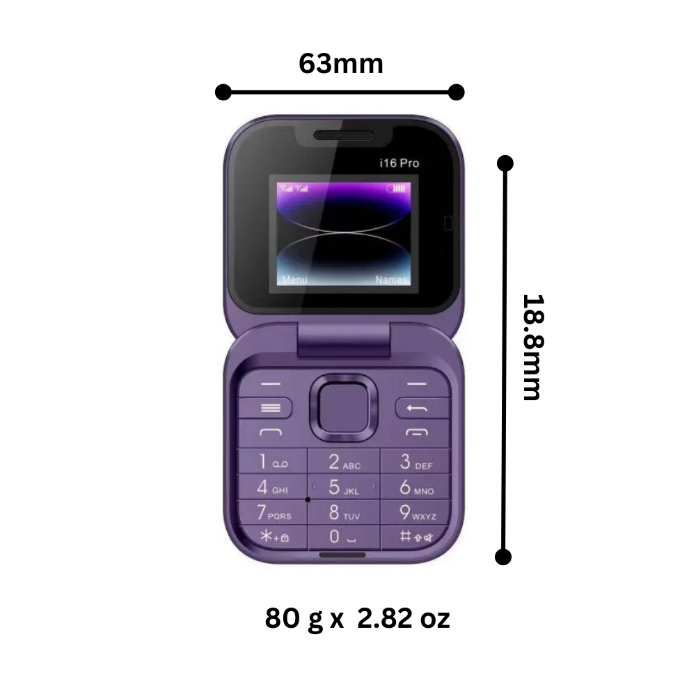 Small Foldable Dual SIM Mobile Phone