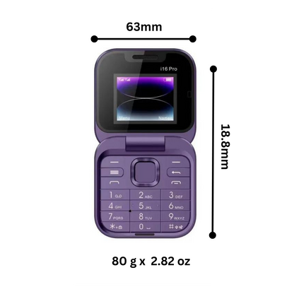Small Foldable Dual SIM Mobile Phone