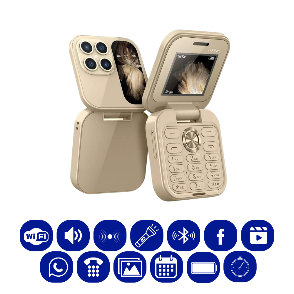 Small Foldable Dual SIM Mobile Phone