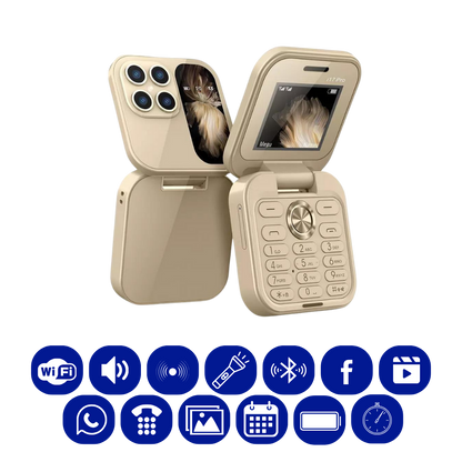 Small Foldable Dual SIM Mobile Phone