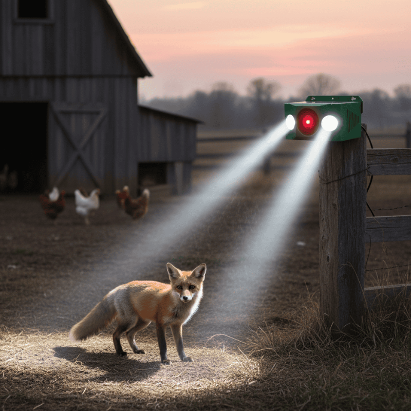 BowLift | DUALGUARD – High Volume Solar Warning Lights to Deter Predators