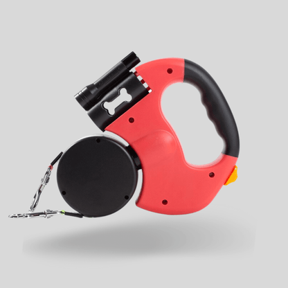 Skanto | DuoLeash Double Dog Leash – Retractable & Tangle-Free with Flashlight