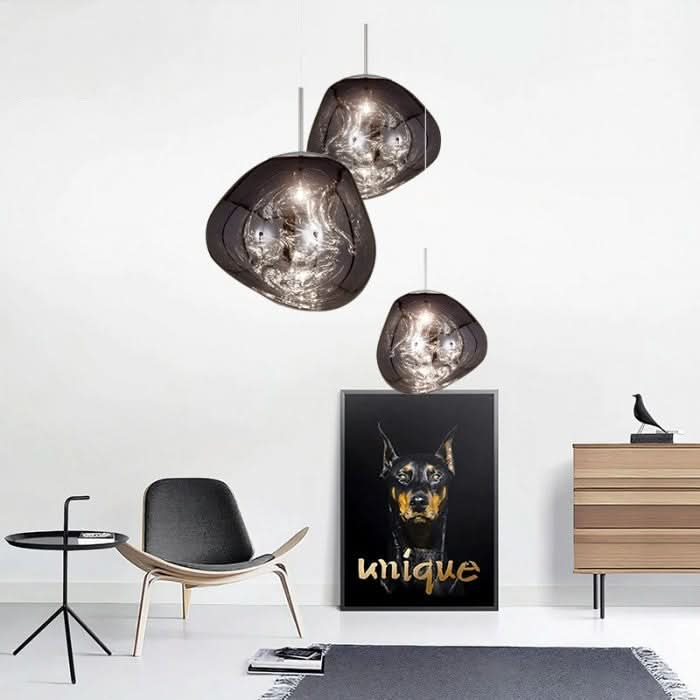 Skanto | Dynamic Acrylic LED Ceiling Lamp with Mirror Finish