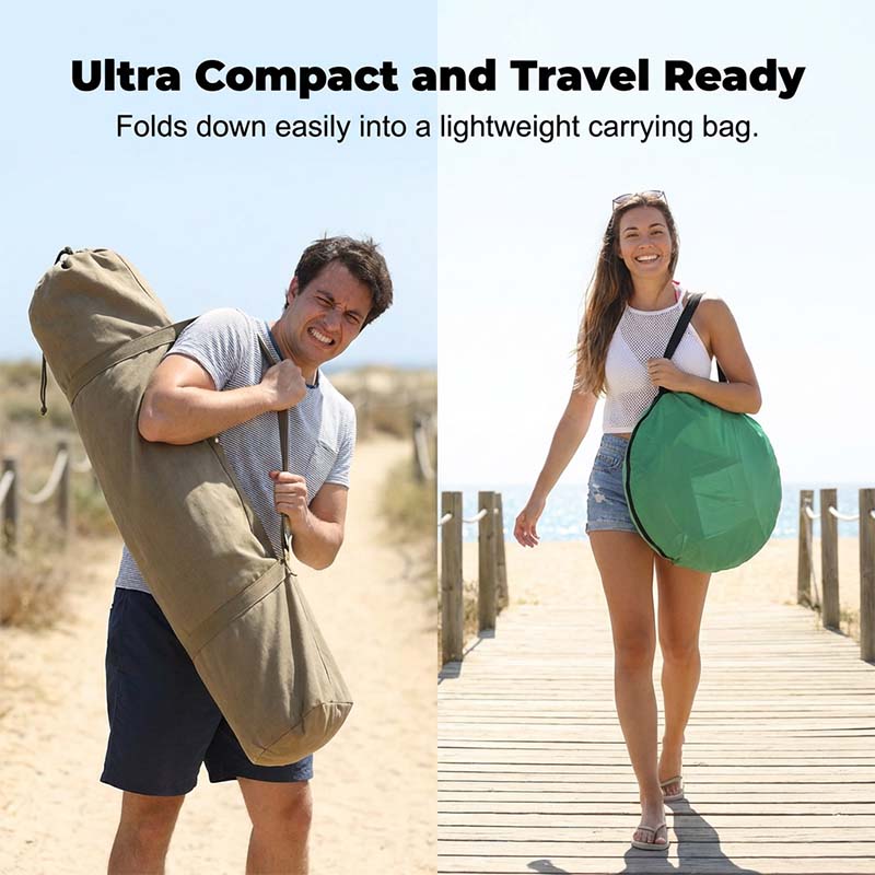 SunSail Breeze Pop-Up Beach Tent 98% UV Protection | Bowlift