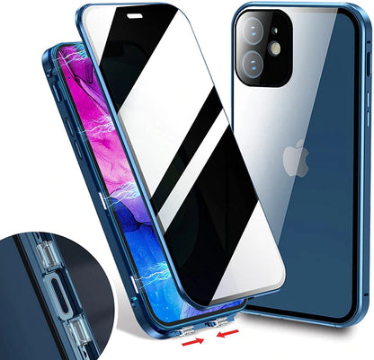 Brehn | Magnetic tempered glass double-sided compatible with iPhone