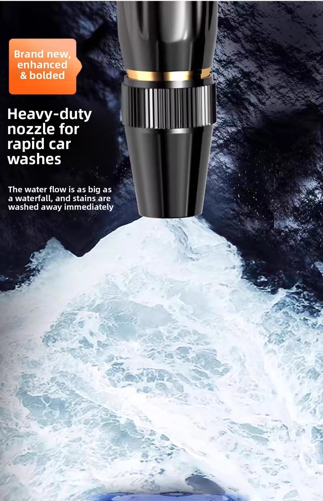 Garden Hose Power Nozzle — End dirt and shine in seconds like a pro! | Bowlift