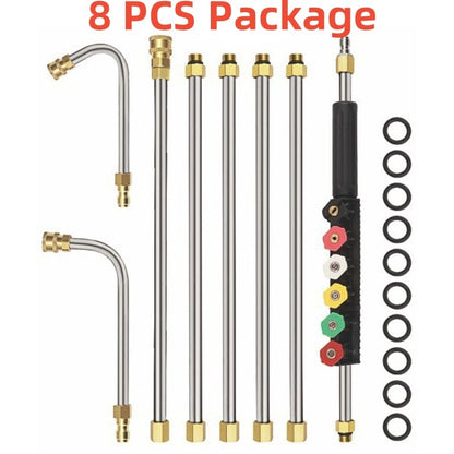 Skanto | 4000 PSI Telescopic Pressure Washer Wand Kit for Gutter, Roof, and Wall Cleaning