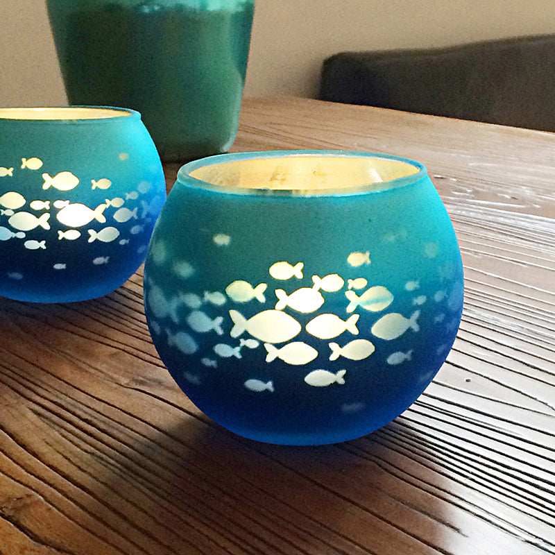 Brehn | European Retro Glass Mosaic Tealight Holder