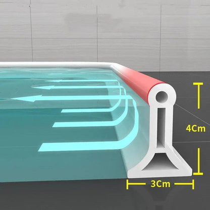 Skanto | FlexiSeal Shower Seal — No More Wet Floors & Bathroom Frustration, Stay Dry – Totally Stress-Free Installation!