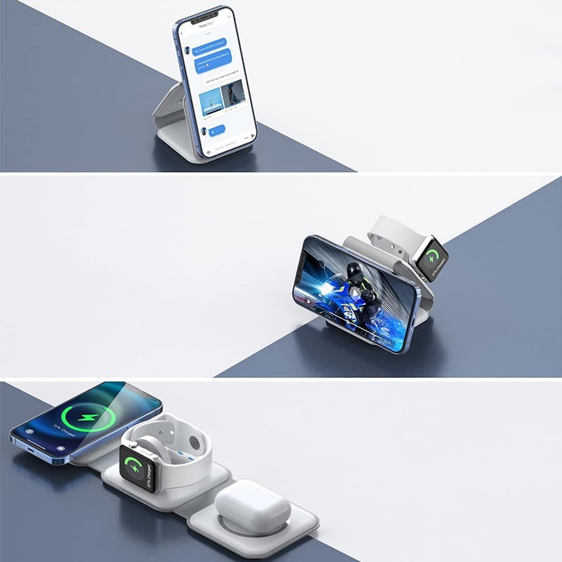 BowLift | New Foldable 3-in-1 Wireless Charger