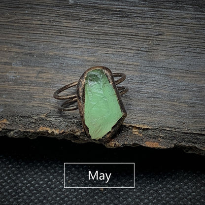 Skanto | Natural Raw Birthstone Ring - Selina