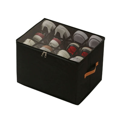BowLift | Collapsible Shoe Organizer Box with Transparent Lid