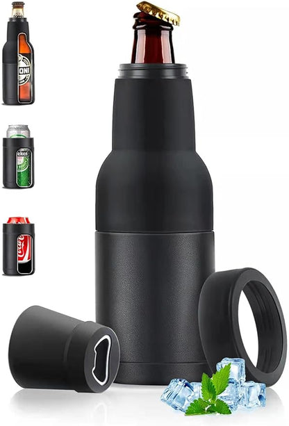 Skanto | Beer Bottle and Can Cooler with Beer Opener.