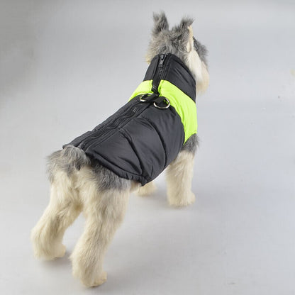 Winter Warm Waterproof Dog Vest with Zipper (Size S-7XL)