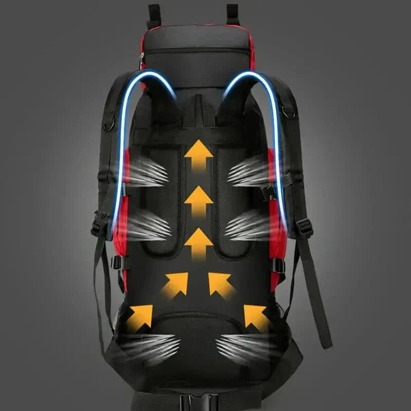 BowLift | Outdoor Backpack 90L Waterproof Hiking Camping Travel
