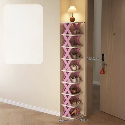 Narrow Shoe Rack Tower | Bowlift