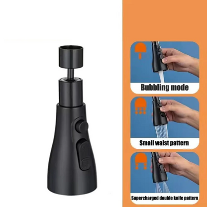 HydroFlex360 Kitchen Faucet Attachment with 360° Rotation | Karnz