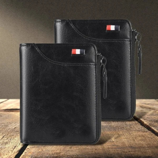 BowLift | Men's multifunctional RFID-blocking, waterproof and durable PU leather wallet for men