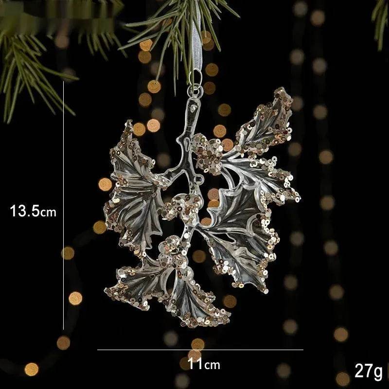 Skanto | Christmas Decorations Sequins Acrylic Transparent Pendant