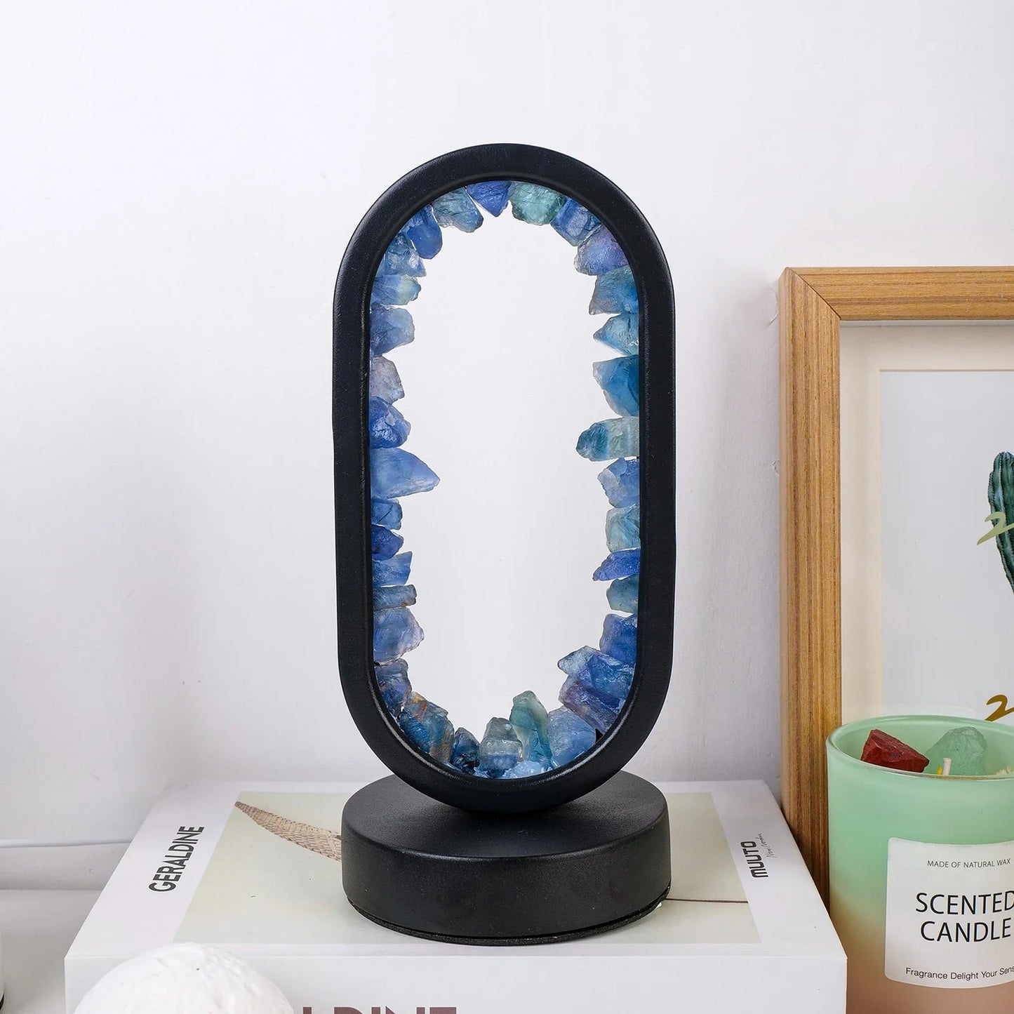 Skanto | CrystalGlow – Handmade Amethyst Atmosphere Lamp for Relaxation and Peace