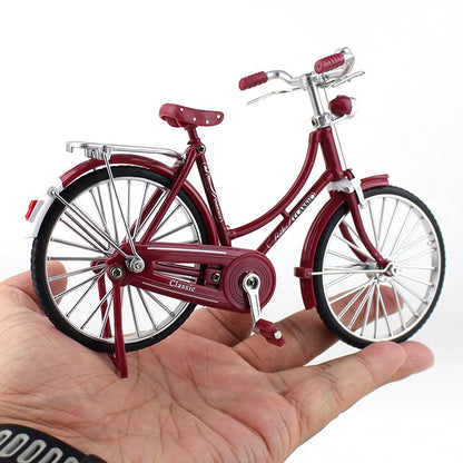 Full-scale bicycle model for self-assembly
