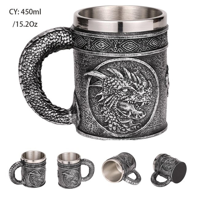 Skanto | Fantasy Adventure Resin / Stainless Steel Mug