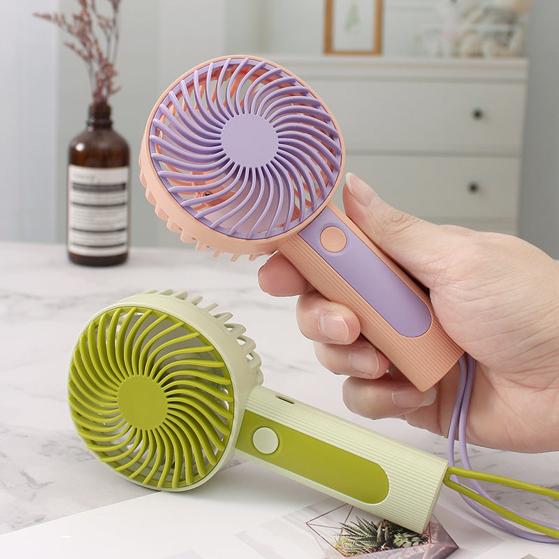 Mini Handheld USB Rechargeable Fan - 3-Speed Portable Air Cooler | Karnz