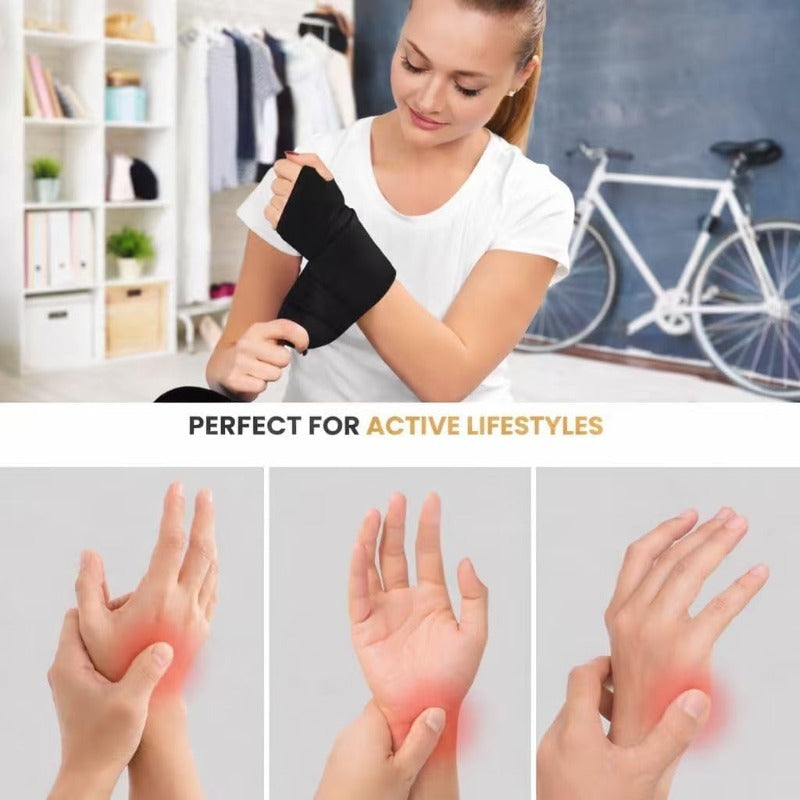 Heated Vibration Wrist Massager Bowlift